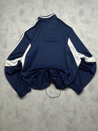 Sudadera Adidas Azul y Blanca Media Cremallera
