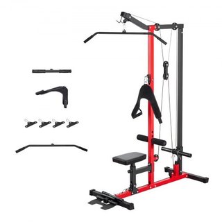 Lat machine, vogatore 3-in-1 con cavo, cavo