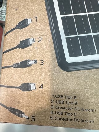 Cargador Solar ON Power Anywhere