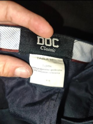Traje de hombre Doc azul talla 58/48