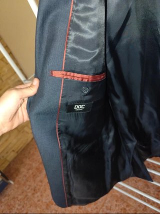 Traje de hombre Doc azul talla 58/48