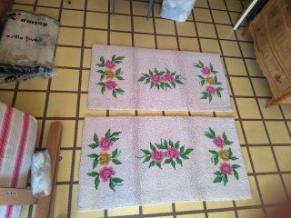 Alfombras decorativas con flores