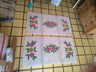 Alfombras decorativas con flores