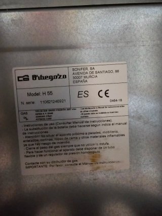 Estufa Orbegozo H55