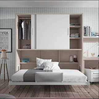 CAMA ABATIBLE 105x190 Frm.