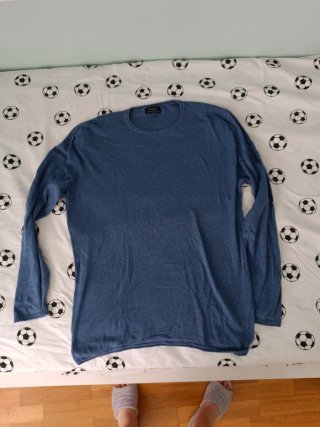 Jersey Zara Hombre Azul
