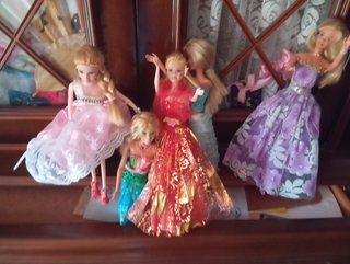 Lote 4 Muñecas Barbie