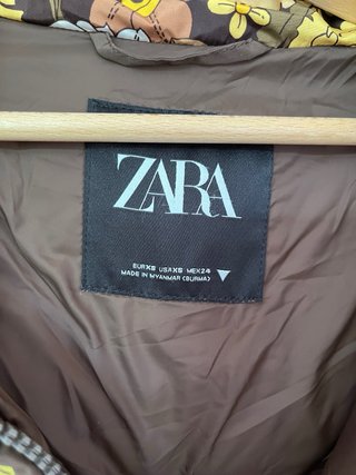 Abrigo floral de zara