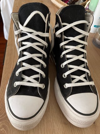 Converse Botas Plataforma Negras