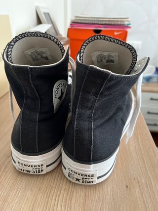 Converse Botas Plataforma Negras