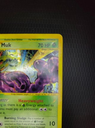 Muk Aquapolis H17 Holo Eng Carta Pokémon