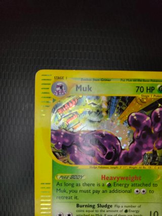 Muk Aquapolis H17 Holo Eng Carta Pokémon