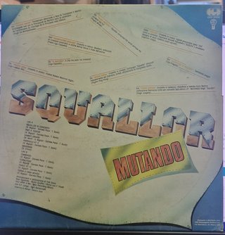 Copertina disco LP Squallor "Mutando"