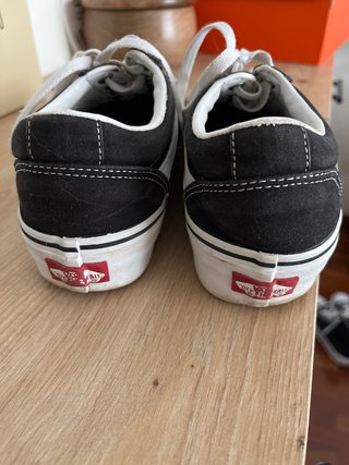 Zapatillas Vans Negras con Plataforma
