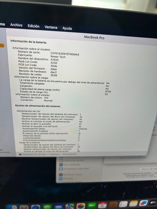 MacBook Pro Argento/Grigio Siderale 15 pollici i7/16 GB