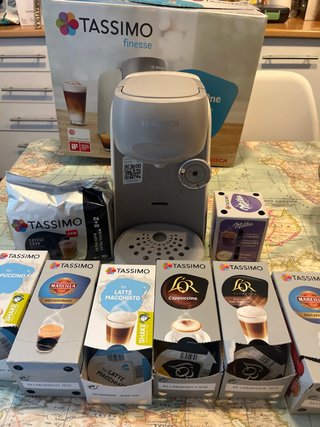 Cafetera Bosch Tassimo Finesse + Cápsulas