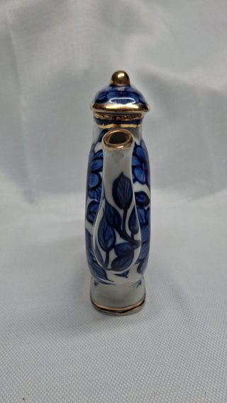Tetera decorativa vintage porcelana floral