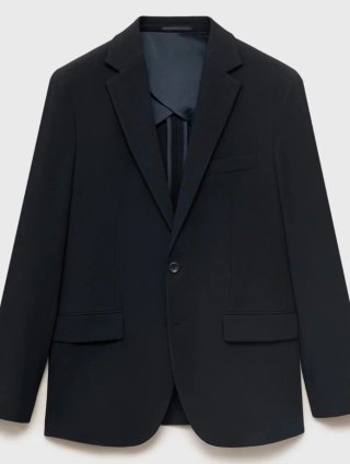 Americana azul hombre