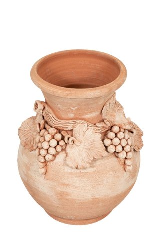 Vaso portaombrelli in terracotta di galestro 100%