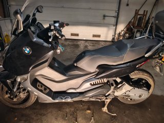 BMW 650 Maxi Scooter Negra.