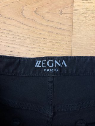 pantaloni zegna neri