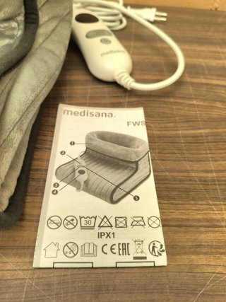 medisana FWS Calientapiés, Manta calefactora