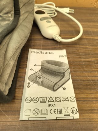 medisana FWS Calientapiés, Manta calefactora