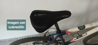 Bicicleta + Bomba de aire mano + Cubresillín