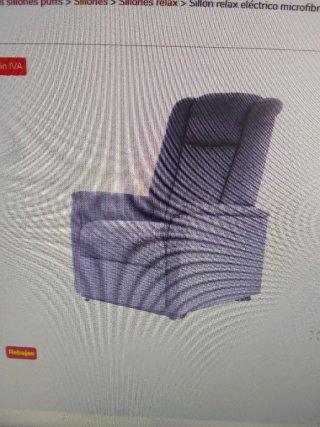 Sillón relax eléctrico gris