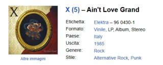 X - Ain't Love Grand