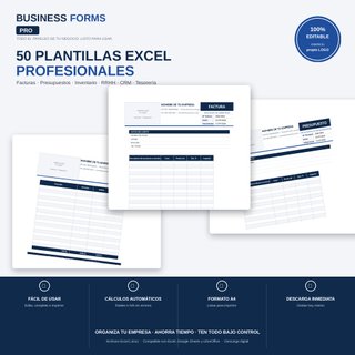 BUSINESSFORMSPRO - 50 PLANTILLAS LISTAS PARA USAR.