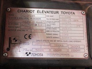 Carretilla elevadora diésel Toyota SAS