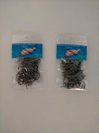 Anzuelos de Carbono Urta 100uds
