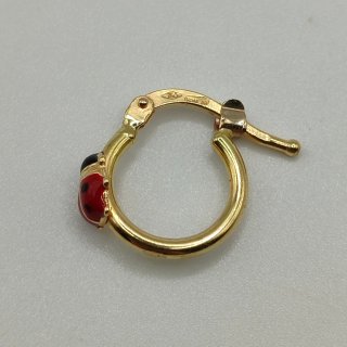 00659 AROS INFANTIL MARIQUITAS DE ORO DE 18K