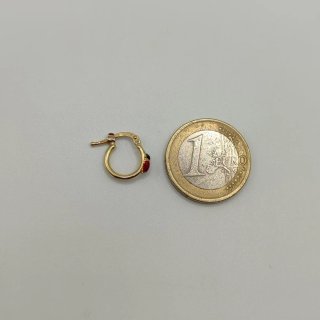 00659 AROS INFANTIL MARIQUITAS DE ORO DE 18K