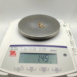 00659 AROS INFANTIL MARIQUITAS DE ORO DE 18K