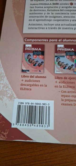 Nuevo Prisma Fusion B1 + B2 Libro del alumno