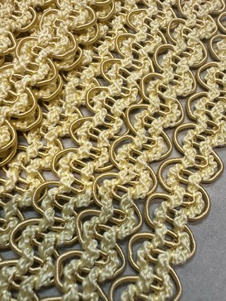 Pasamanería Lote 3 Tonos Beige, Verde, Amarillo