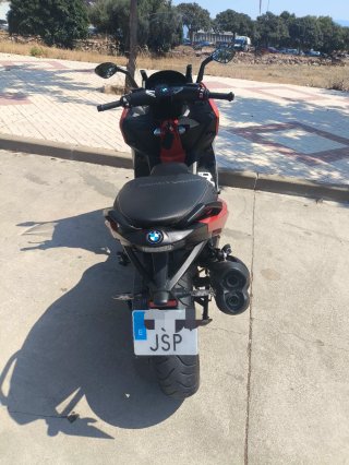 BMW C650 Sport Naranja y Gris
