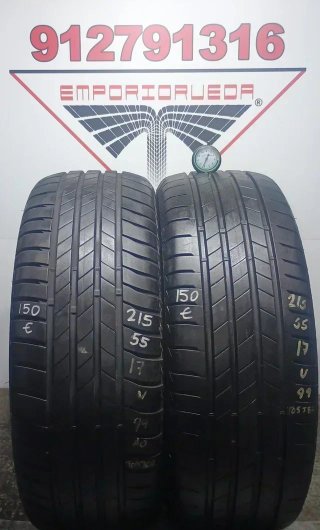 215 55 17 V BRIDGESTONE RUEDA SEMINUEVA OFERTA