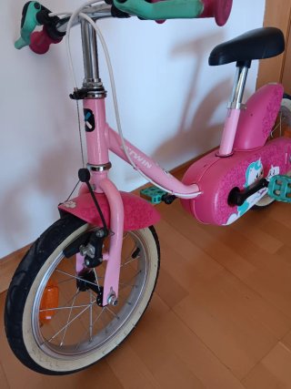 Bici infantil Decathlon rosa