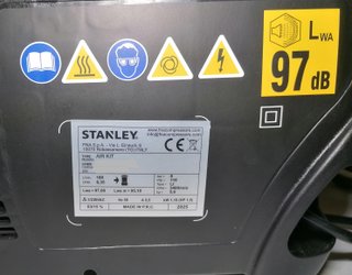 Compresor Kit Aire Stanley 1.5 HP 8 Bar