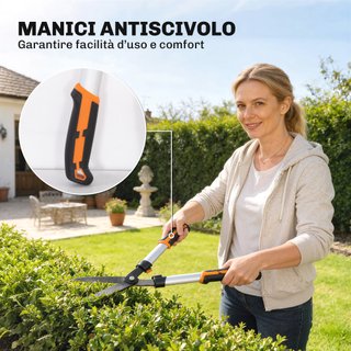 Set da Giardinaggio 4 Pezzi con Cesoie Troncarami