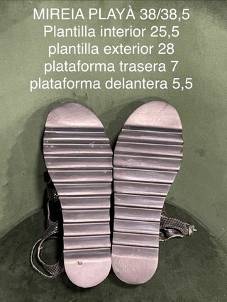 MIREIA PLAYÀ - Sandalias plataforma 38