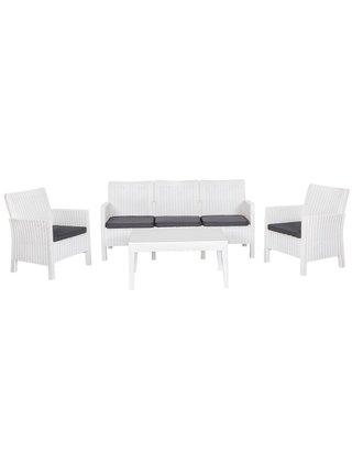 Conjunto Exterior: Sofá 3 Plazas + 2 Sillones
