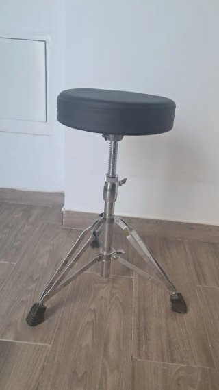Taburete Batería Adulto Negro. Como nuevo.