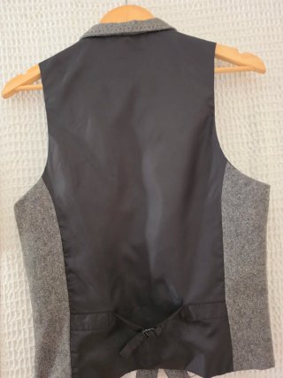 Chaleco H&M Gris Talla EU44