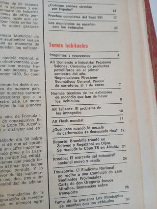 2 tomos de la revista- AUTOrevista de la década 75