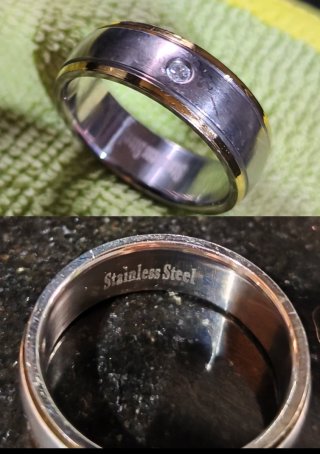 Anillo Acero Hombre
