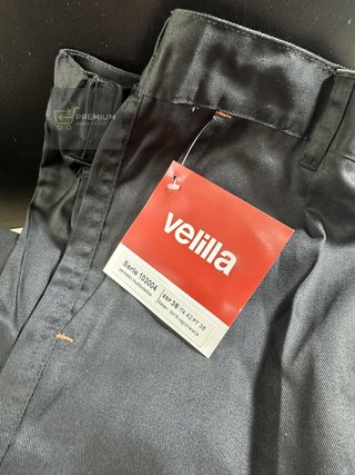 Velilla 103024S; pantalón Stretch bicolor multibolsillos